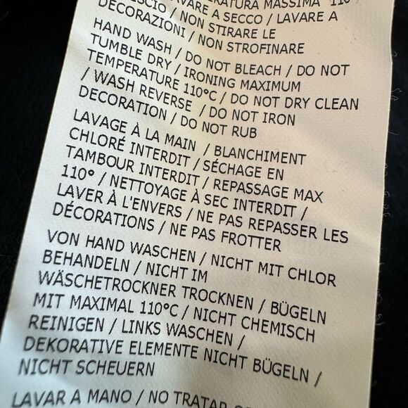 MaxMara Weekend‎ Cashmere Wool Blend Cardigan with Floral Beading Detail - Picture 10 of 12